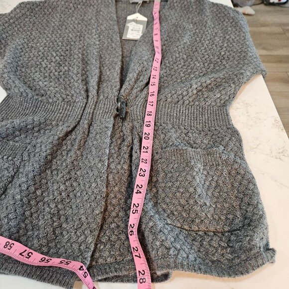 NWT! Neiman Marcus 100% Cashmere Cardigan Sweater Sz XL Button Short Sleeve $325 - Picture 11 of 11